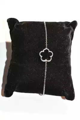 Bracelet Fleur Argent